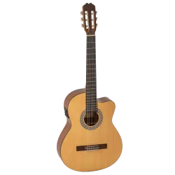 Guitarra Clásica Admira Alba 4/4 Electrificada Con Cutaway Serie Iniciación Brillo