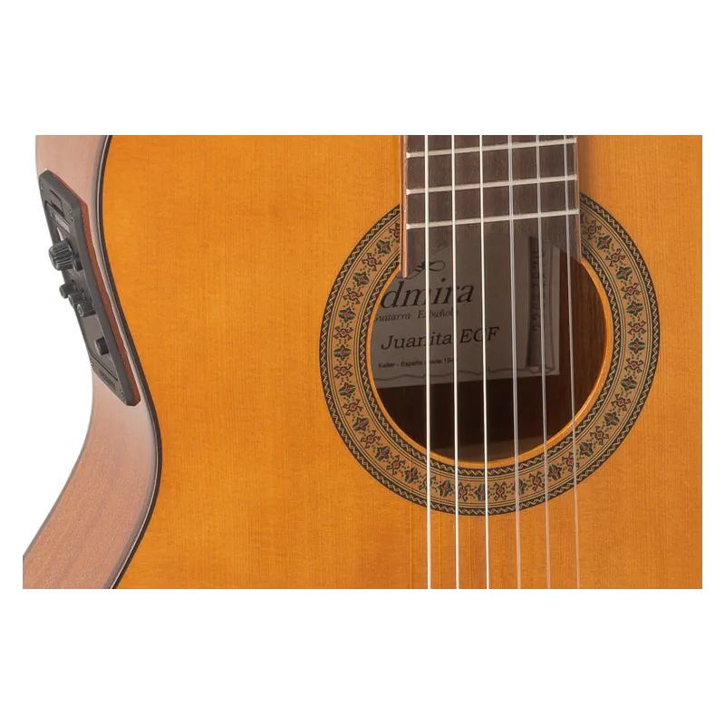 Guitarra Clásica Admira Juanita Electrificada Eq6 Con Cutaway Serie Estudio