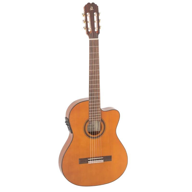 Guitarra Clásica Admira Málaga Electrificada Cutaway Cuerpo Estrecho Serie Conservatorio