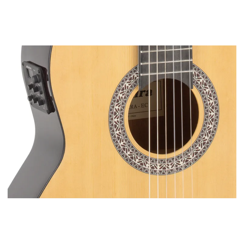 Guitarra Clasica Admira Sara 4/4 Electrificada Con Cutaway Serie Iniciación Brillo