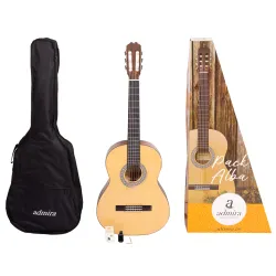 Pack De Guitarra Clásica Admira Alba 3/4 Serie Iniciación