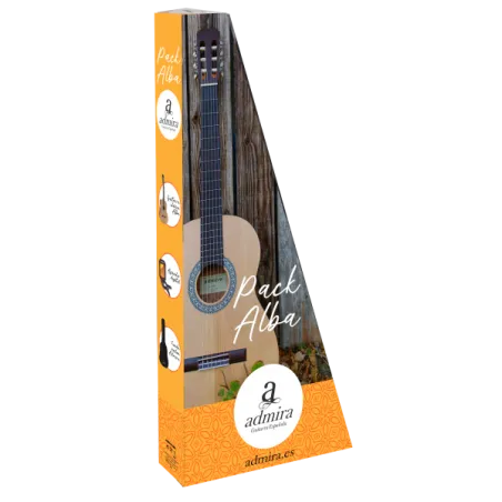 Pack De Guitarra Clásica Admira Alba 3/4 Serie Iniciación