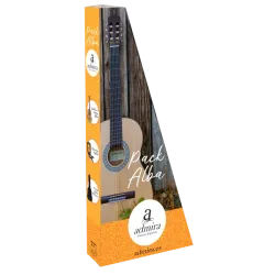 Pack De Guitarra Clásica Admira Alba 4/4 Serie Iniciación