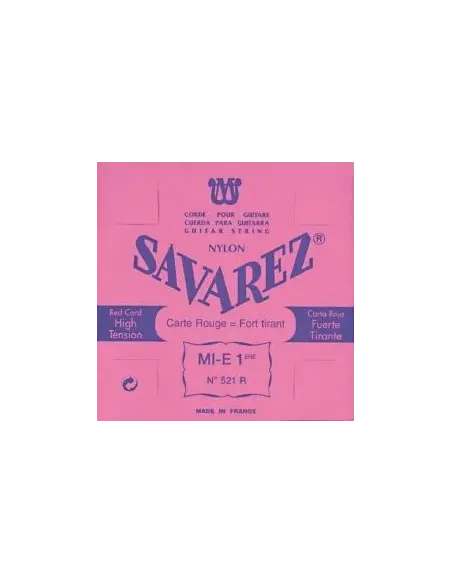 Juego Cuerdas SAVAREZ Carta Roja 520 R CSRJ