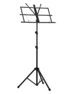 Atril Boston extra alto plegable con funda MS-50-BK