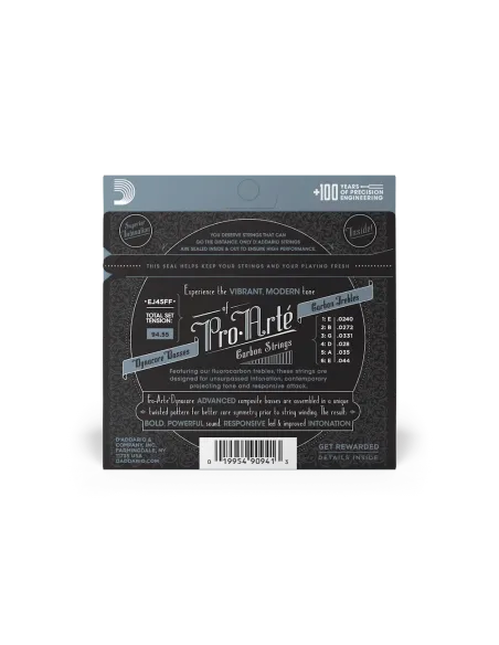 Juego Cuerdas D’Addario EJ45FF Carbono Tensión Normal