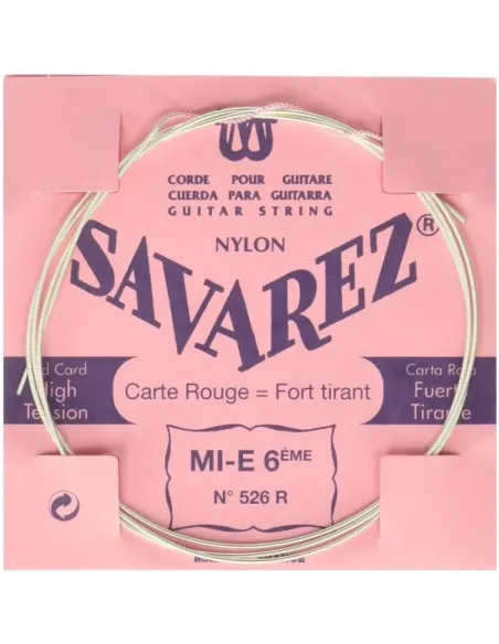 Cuerda 6ª Savarez Carta Roja 523R - Tensión Media/Alta