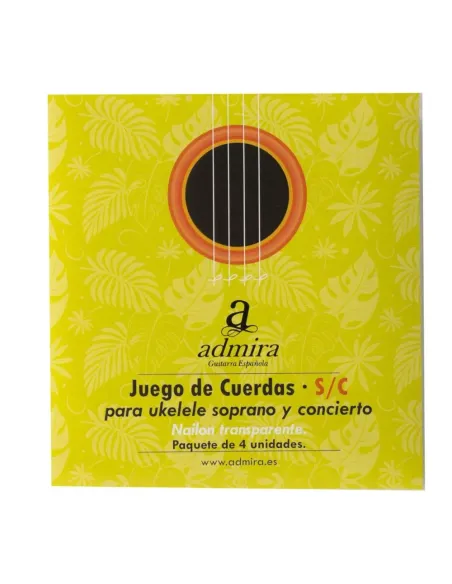 Juego ADMIRA ukelele S/C nailon CA500UKSC