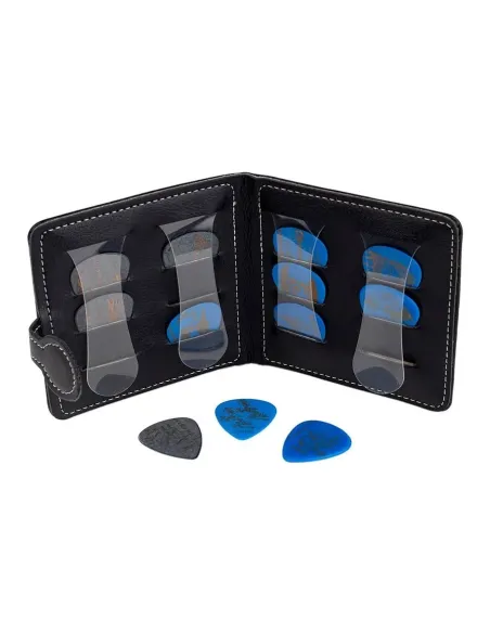 Funda para púas Boston PVC negro y azul +12 PP-512