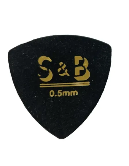 Púa S&B triangulo negro 0,5mm PNET05
