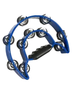 Pandereta ADMIRA  media luna doble azul TW20BL