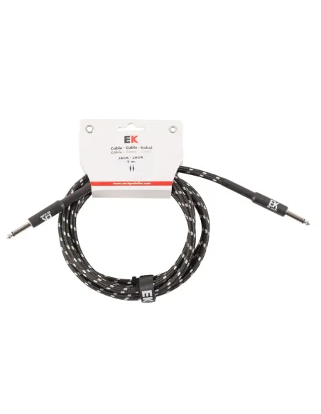 Cable EK para Guitarra AUDIO tela recto 6 m SFJJ0016