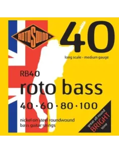 JUEGO DE CUERDAS ROTOSOUND PARA BAJO 40-100