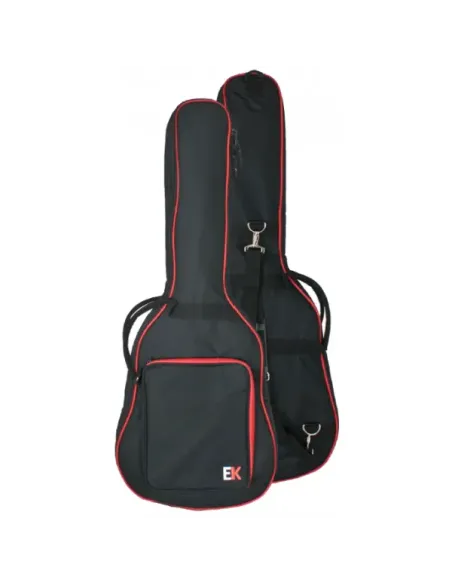 FUNDA EK PARA GUITARRA ACÚSTICA DE 15mm ROJA