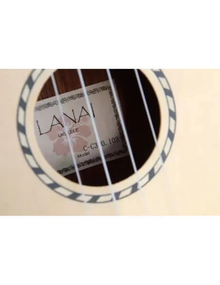 Ukelele Soprano de Palosanto con Tapa Maciza - Egmond