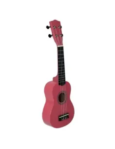 Ukelele Soprano con Funda LANAI Color Rosa Brillo 2