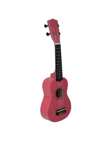 Ukelele Soprano con Funda LANAI Color Rosa Brillo