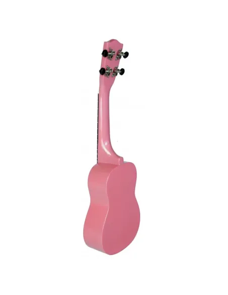 Ukelele Soprano con Funda LANAI Color Rosa Brillo