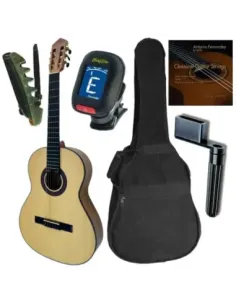 Pack Guitarra Flamenca Vicente Tatay C320.202F - Ideal para Estudiantes y Principiantes