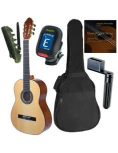 Pack Guitarra Clásica Vicente Tatay C320.202 - Ideal para Principiantes y Estudiantes