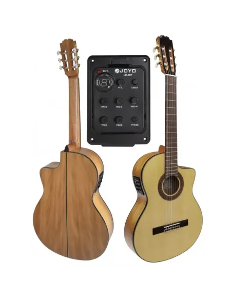 Guitarra Flamenca Amplificada Vicente Tatay C320.580CE - Cutaway, Abeto y Sicomoro