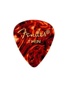 Púa Fender Thin 351 Concha - Ligera, Precisa y con Diseño Clásico