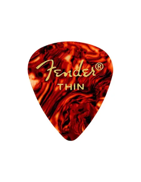 Púa Fender Thin 351 Concha - Ligera, Precisa y con Diseño Clásico