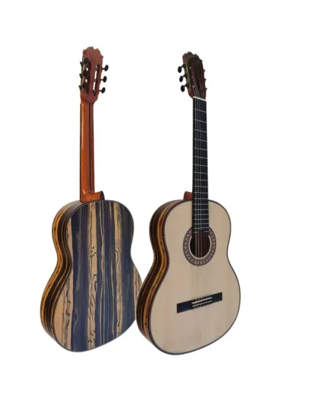 Guitarra Flamenca Ebano Blanco Antonio De Toledo ATF-17EB