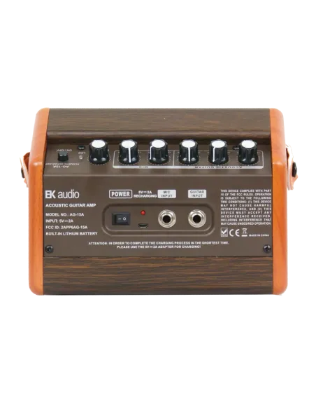 Amplificador de Guitarra Acústica EK AG15A - 15W Recargable