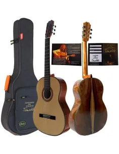 Antonio de Toledo Tomatito Andalucía – Guitarra Flamenca Negra Pau Ferro Tapa Torrefactada