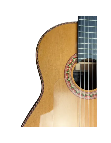 Antonio de Toledo Tomatito Andalucía – Guitarra Flamenca Negra Pau Ferro Tapa Torrefactada