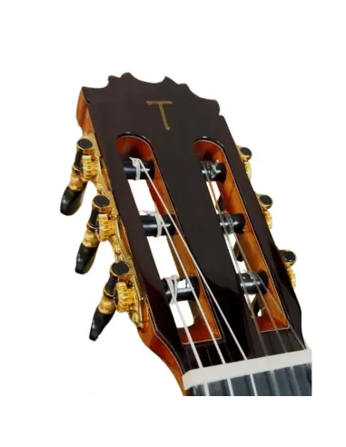 Antonio de Toledo Tomatito Andalucía – Guitarra Flamenca Negra Pau Ferro Tapa Torrefactada