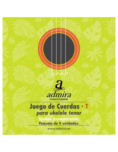 Juego de cuerdas Admira para ukelele tenor (nylon)