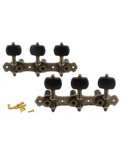 Clavijero Admira dorado y negro de lujo 023V3