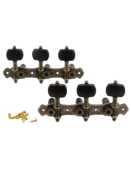 Clavijero Admira dorado y negro de lujo 023V3