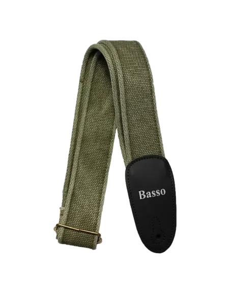 Correa Basso para guitarra y bajo verde EX02