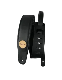 Correa Basso para Guitarra y Bajo Serie Clásica Negra Acolchada CLA13
