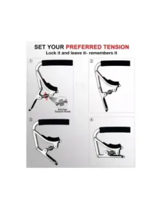 Cejilla de Pinza Universal Ajustable C300.JX-10 para Guitarra Clásica, Acústica y Eléctrica 2