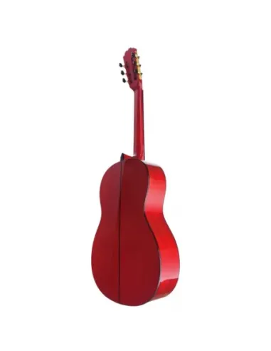 Guitarra Flamenca Roja Vicente Tatay C320.590 con Tapa Maciza y Fondo de Sicomoro