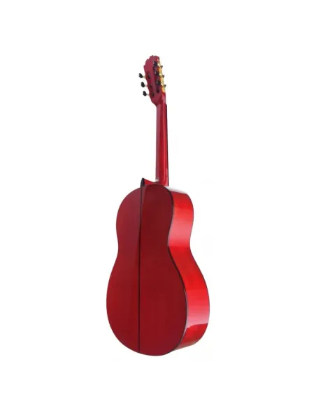 Guitarra Flamenca Roja Vicente Tatay C320.590 con Tapa Maciza y Fondo de Sicomoro