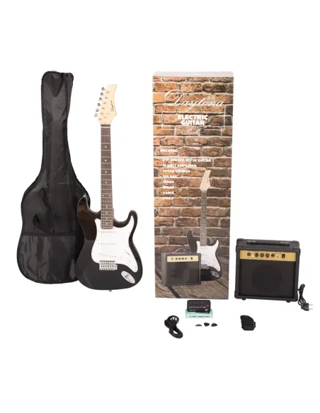 Pack Guitarra Eléctrica Daytona ST Negra | Guitarras Villaverde