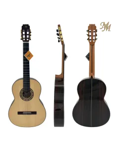 Guitarra Flamenca Modesto Malla - Candela Natural - Palo Santo (Tapa Maciza) Yotoko