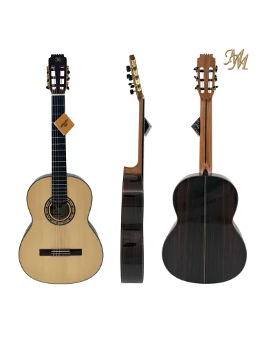 Guitarra Flamenca Modesto Malla - Candela Natural - Palo Santo (Tapa Maciza) Yotoko