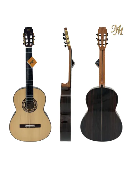 Guitarra Flamenca Modesto Malla - Candela Natural - Palo Santo (Tapa Maciza) Yotoko
