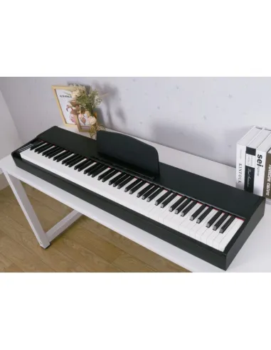 Teclado Isaki TC‑886 · 88 Teclas Acción Martillo + Pedal Incluido