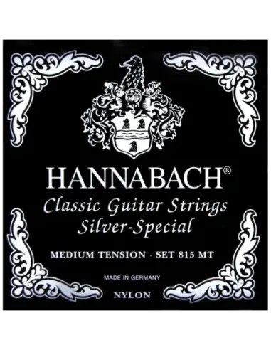 Juego Hannabach Negra Clásica 815-MT