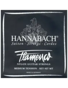 Juego Hannabach Negra Flamenco 827-MT