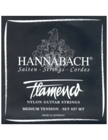 Juego Hannabach Negra Flamenco 827-MT
