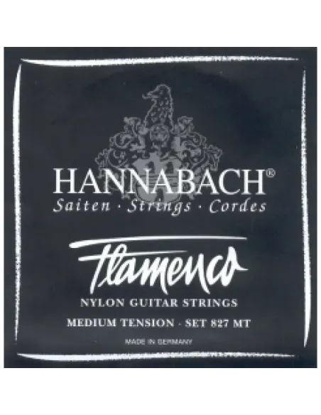Juego Hannabach Negra Flamenco 827-MT