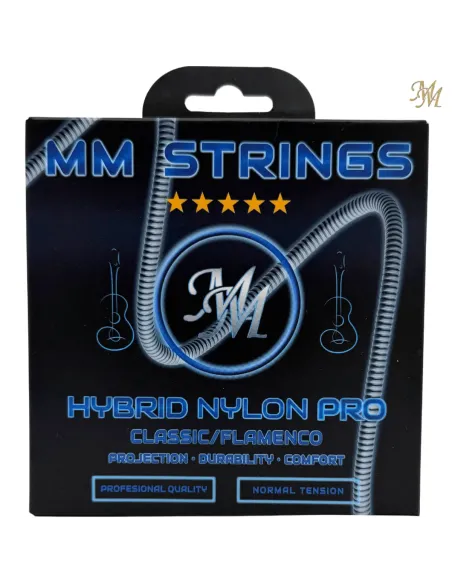 Cuerdas MM Strings Hybrid Nylon Pro para guitarra clásica y flamenca